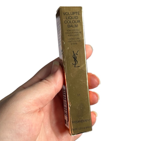 YSL Volupte Liquid Colour Balm in #11 Hook Me Berry Luxury Discontinued NWT - Picture 4 of 8